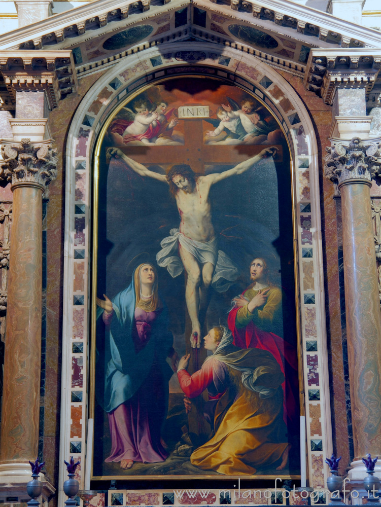 Milan (Italy) - Crucifixion by Camillo Procaccini in the Church of Sant'Alessandro in Zebedia